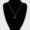 Collar de Plata 925 - Llama Azul