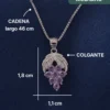 Collar de Plata 925 - Racimo de Uvas