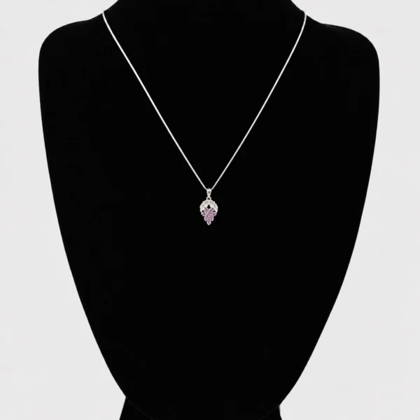 Collar de Plata 925 - Racimo de Uvas