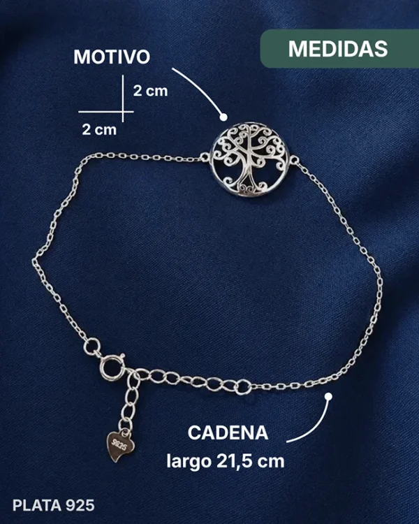 Pulsera de Plata 925 - Árbol de la Vida