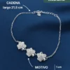 Pulsera de Plata 925 - Flores