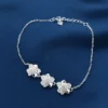 Pulsera de Plata 925 - Flores