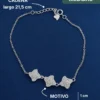 Pulsera de Plata 925 - Flores en Punta